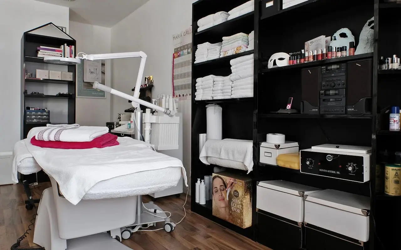 Behandlungsraum im Kosmetikstudio Haidhausen München