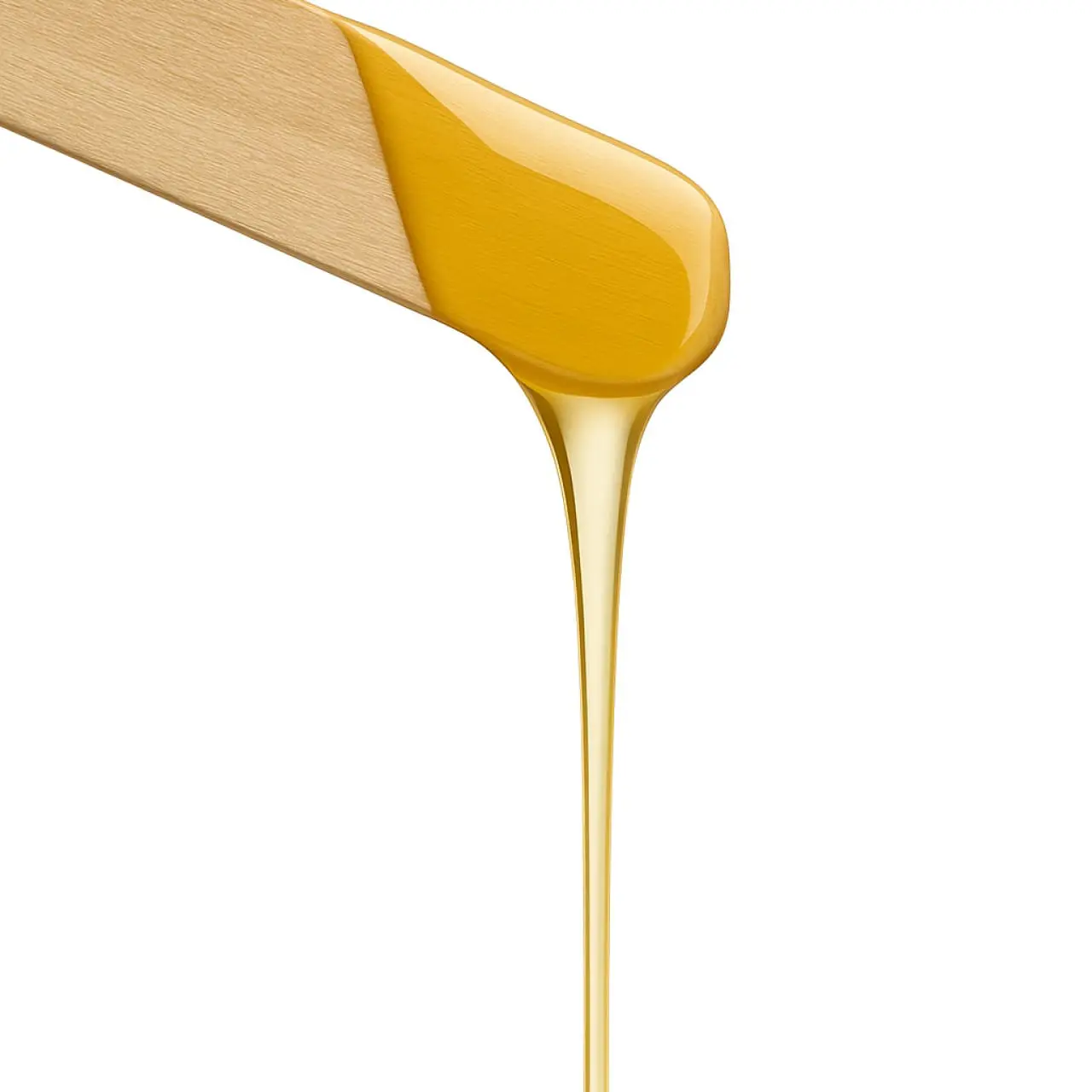 Waxing München Holzstab Von einem Holzstab fließt das Waxing Wachs ab - Waxing München Haidhausen