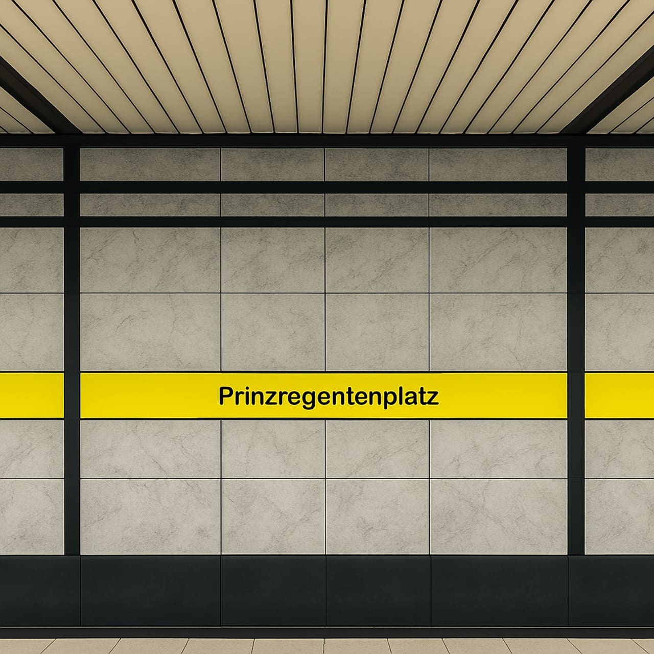 U-Bahn Haltestelle Prinzregentenplatz in München